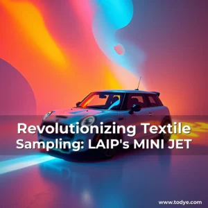 Artistic representation for Revolutionizing Textile Sampling: LAIP's MINI JET