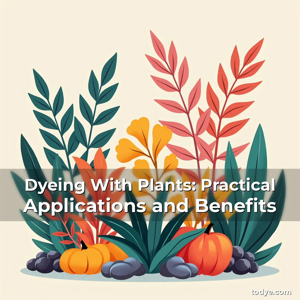 Artistic representation for Dyeing With Plants: Practical Applications and Benefits