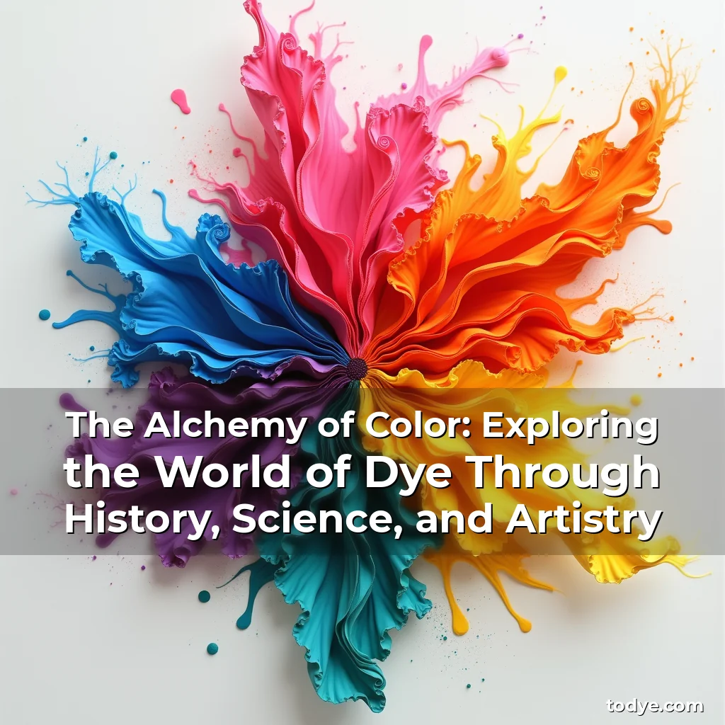 Artistic representation for The Alchemy of Color: Exploring the World of Dye Through History, Science, and Artistry